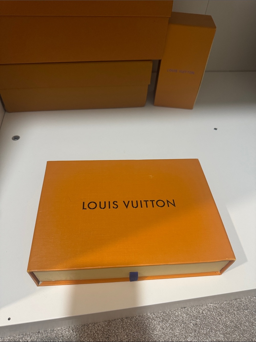 LV Orange Gift Box - Sleek Presentation Box
